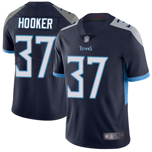 Tennessee Titans Limited Navy Blue Men Amani Hooker Home Jersey NFL Football #37 Vapor Untouchable